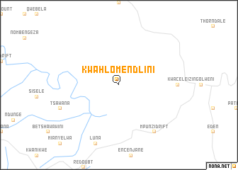 map of KwaHlomendlini