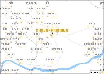 map of Kwajaffa Babur