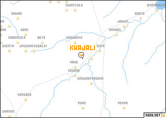 map of Kwajali