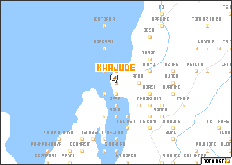 map of Kwajude