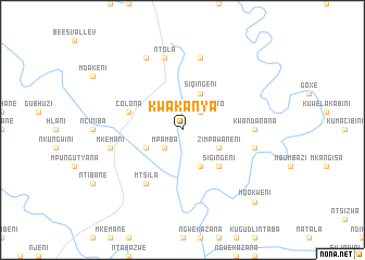 map of KwaKanya