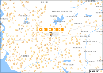 map of Kwakchang-ni