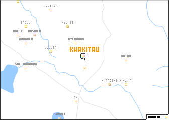 map of Kwa Kitau