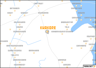 map of Kwakoré