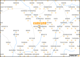 map of Kwakuma