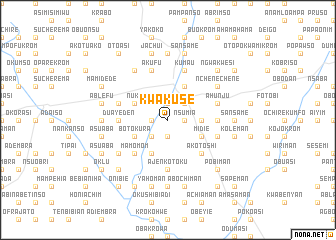 map of Kwakuse