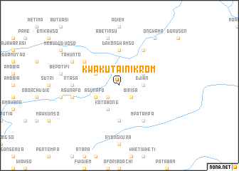 map of Kwakutainikrom