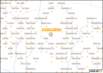 map of Kwakwaah