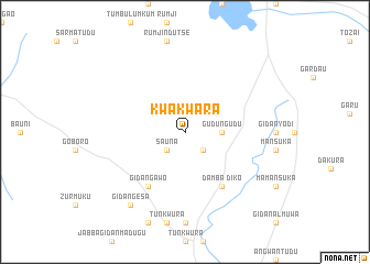 map of Kwakwara