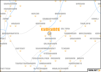 map of Kwakwaré