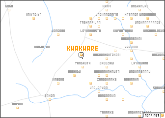 map of Kwakware