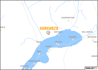 map of Kwakwazo
