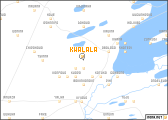 map of Kwalala