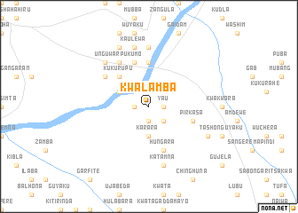 map of Kwalamba