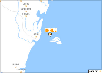 map of Kwale