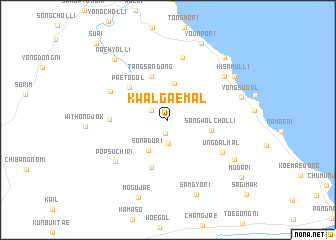 map of Kwalgae-mal