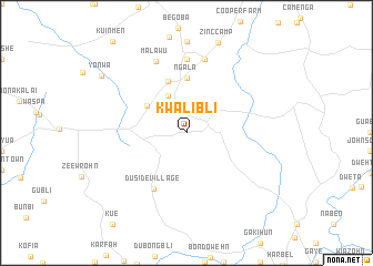 map of Kwalibli