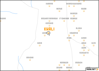 map of Kwali