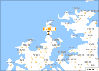 map of Kwal-li
