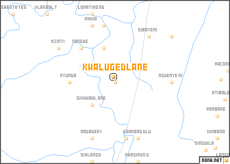 map of KwaLugedlane