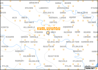 map of KwaLuvundu