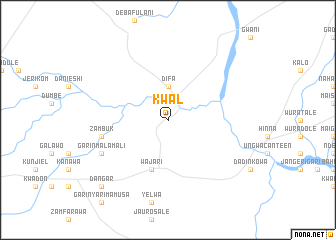 map of Kwal