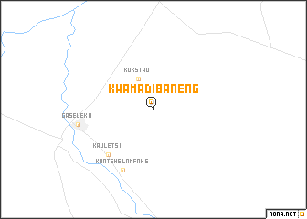 map of KwaMadibaneng