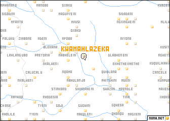map of KwaMahlazeka