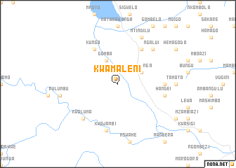map of Kwamaleni