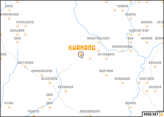 map of Kwamang