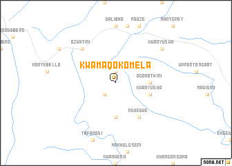 map of KwaMaqokomela