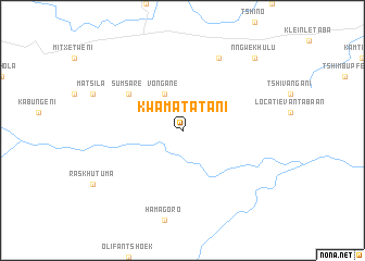 map of KwaMatatani
