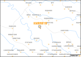 map of KwaMaya