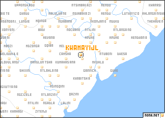 map of KwaMayijl