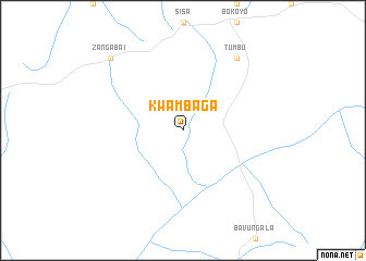 map of Kwambaga