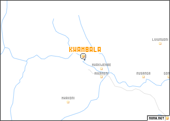 map of Kwambala
