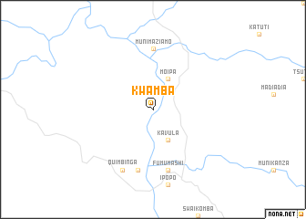 map of Kwamba