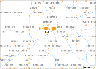 map of KwaMbiba