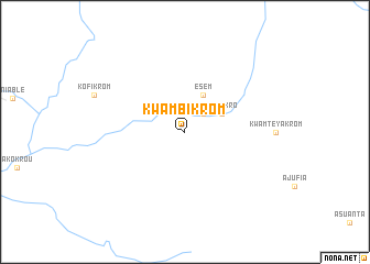 map of Kwambikrom