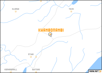 map of KwaMbonambi