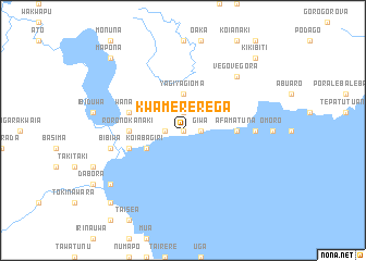 map of Kwamererega