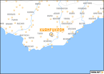 map of Kwamfukrom