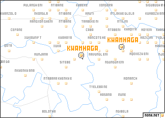 map of KwaMhaga