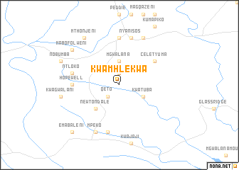 map of KwaMhlekwa