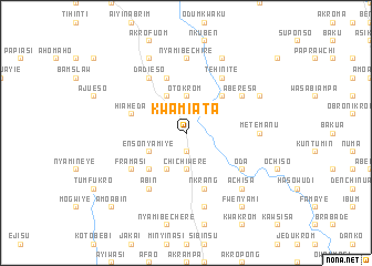 map of Kwamiata