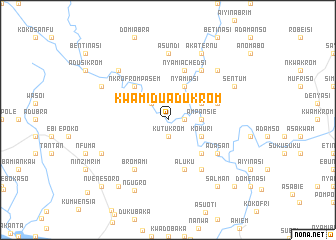 map of Kwamiduadukrom