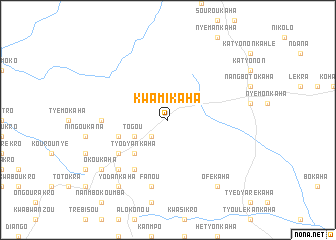 map of Kwamikaha