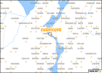 map of Kwamikuma