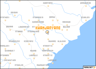 map of KwaMjanyane