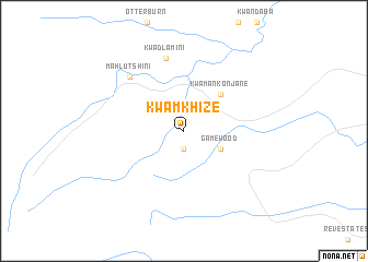 map of KwaMkhize
